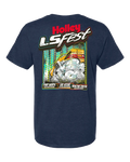 HOLLEY LS ALL BURNOUT 24 TEE - NAVY