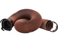 EZ FLUSH HD DRAIN HOSE 10FT WITH T1024 BRONZE BAGGED