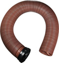 EZ FLUSH HD DRAIN HOSE 10FT WITH T1024 BRONZE BAGGED