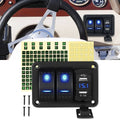 LABELED 12V ON/OFF SWITCH IVORY
