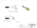 3/8in-24 Threaded Clevis 3/16in Slot- 5/16in Bolt