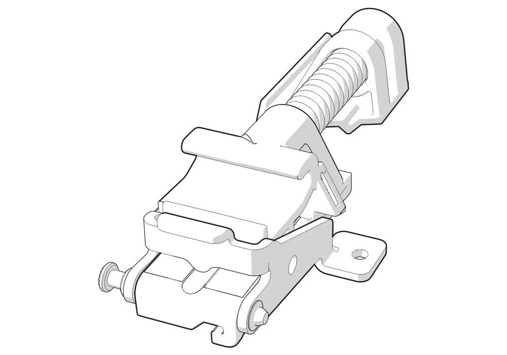 DRIVER SIDE LATCH ASSEMBLY