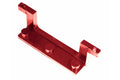 Daystar License Plate Bracket for Roller Fairlead Isolator Red