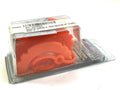 Daystar Fluorescent Orange Locking D Ring Isolator Pair