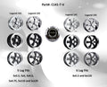 Vision Wheel CHR TAPER CAP;NO LOGO;W LEGND C141-T