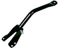 Rugged Ridge 55-86 Jeep CJ Black Left Mirror Arm & Bracket