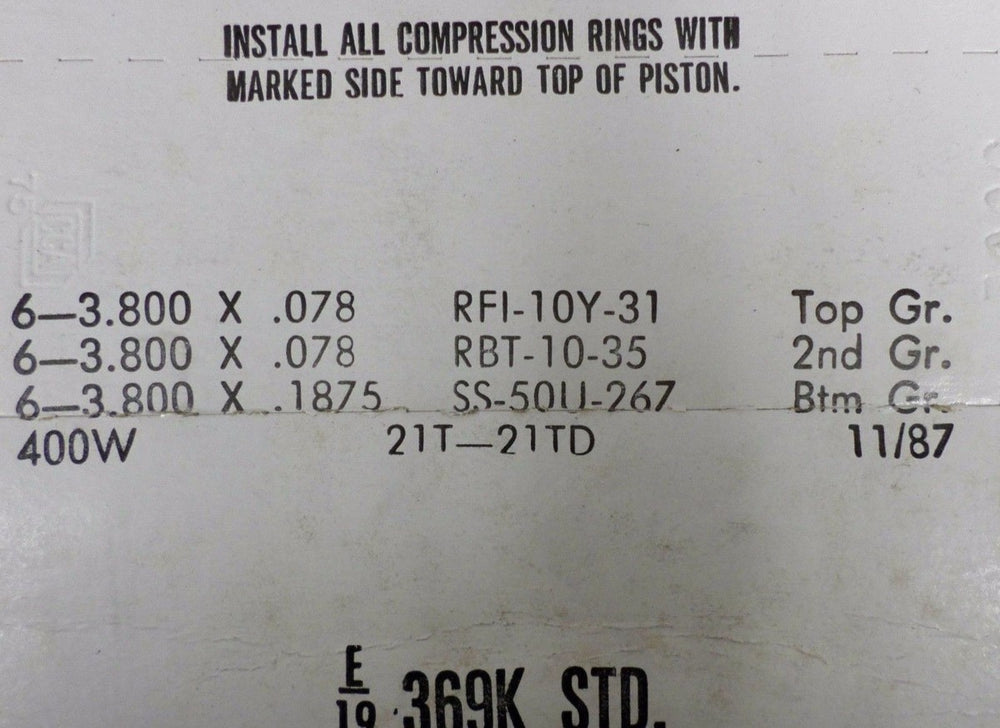 SEALED POWER auto part