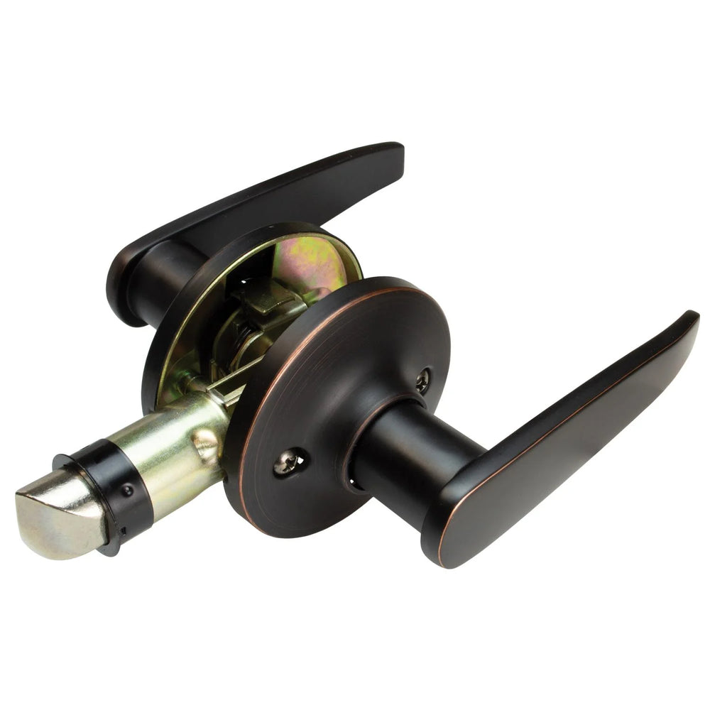 LOCKSET LEVER #707 PASSAGE OLD WORLD BRONZE