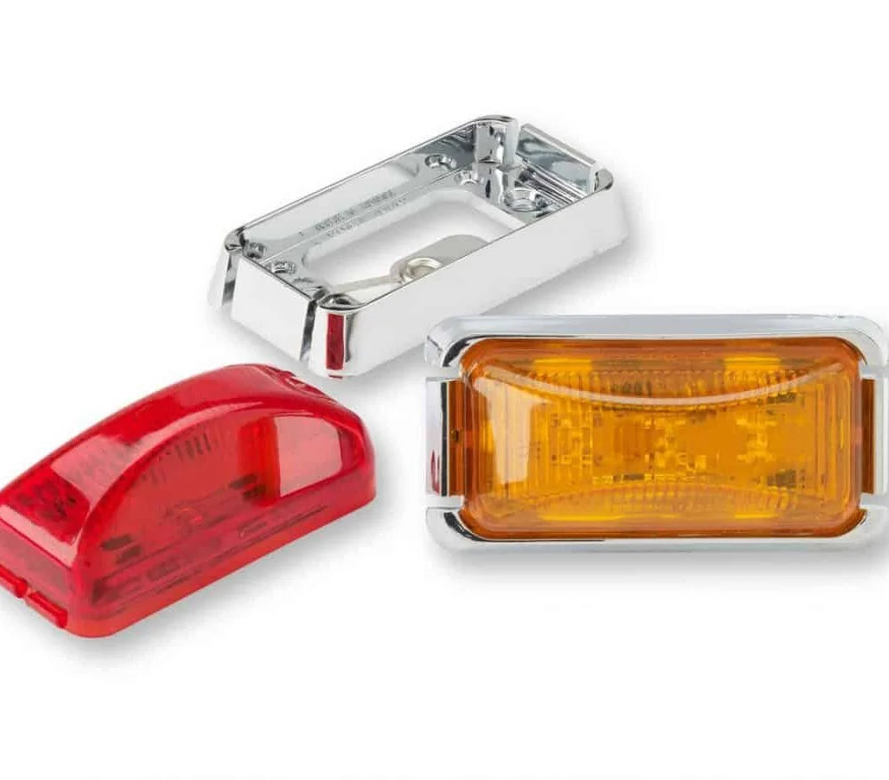 2IN ROUND RED LED WITH CLEAR LENS