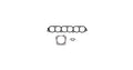 Fel-Pro Hyundai Santa Fe MS 95008 Fuel Injection Plenum Gasket Set