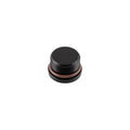 12AN Male Aluminum Plug w/O-ring 1-1/16 -12 - Black