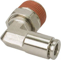 1/8 NPT(M) TO 1/8 AIRLINE 90 DEGREE SWIVEL ELBOW FITTING (2 PCS) DOT APPROVED