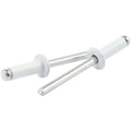 Sm Hd Rivet White Alum 250pk