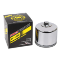 ProFilter Harley Spin-On Chrome Various Performance Oil Filter - Single