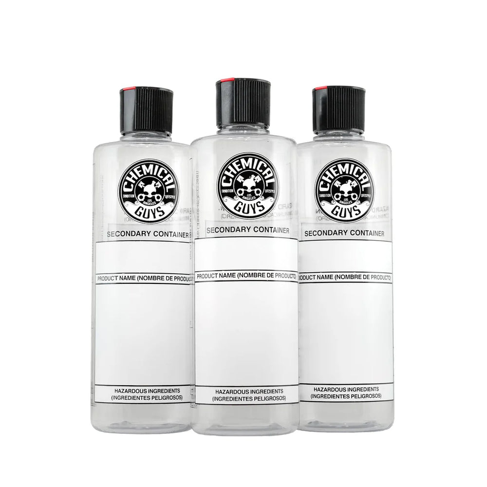 SECONDARY CONTAINER DILUTION BOTTLE WITH SPOUT CAP 16OZ 3 PACK