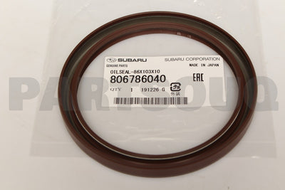 Subaru OEM Crankshaft Rear Seal Subaru Models (inc. 2002-2014 WRX / 2004 STI)