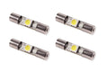 Diode Dynamics 28mm SMF1 LED Bulb Warm - White Set of 4
