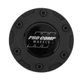 5.15IN PUSH THRU 2PC BLACK CENTER CAP