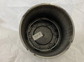 5.15IN PUSH THRU 2PC BLACK CENTER CAP