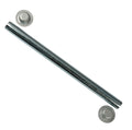 PKG ROLLER SHAFT 5/8IN X 19IN ROLLER SHAFT W/CAP NUTS