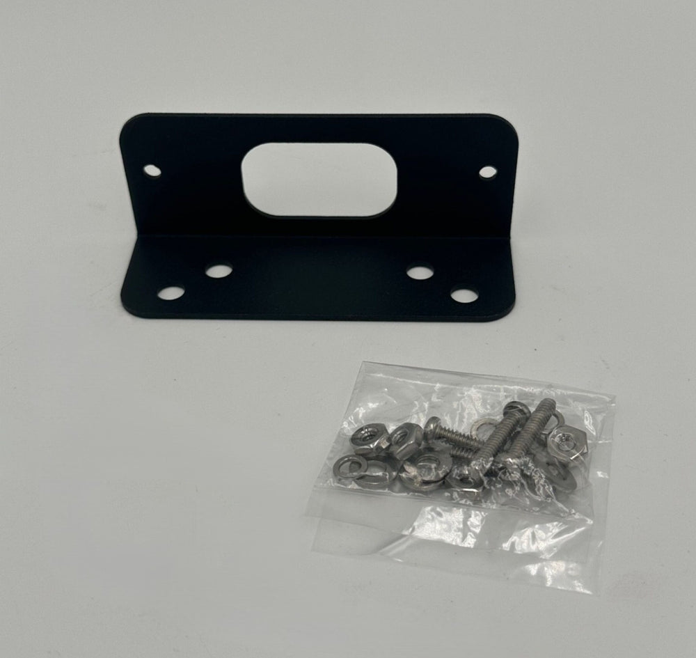 BLACK MOUNTING BRACKET FOR 3.375 INCH THIN MOUNT HORIZONTAL STROBE LIGHTS
