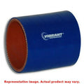 Vibrant 4 Ply Reinforced Silicone Straight Hose Coupling - 2.75in I.D. x 3in long (BLUE)
