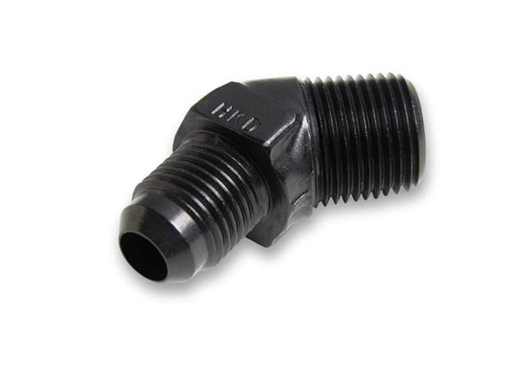 BLACK 45 DEG -3 TO 1/8" NPT ADAPTER