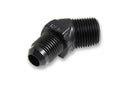 BLACK 45 DEG -3 TO 1/8" NPT ADAPTER