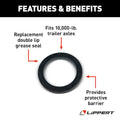 UNITIZED OIL SEAL 2.875 ID X 3.875 OD X 0.515 10000 LB AXLE