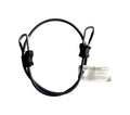 48IN BUNGEE CORD 3X SUPER DUTY GRAY CARABINER HOOK CLAMSHELL