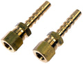 Fitting: compression to hose barb adapter; fits 5/16 tubing