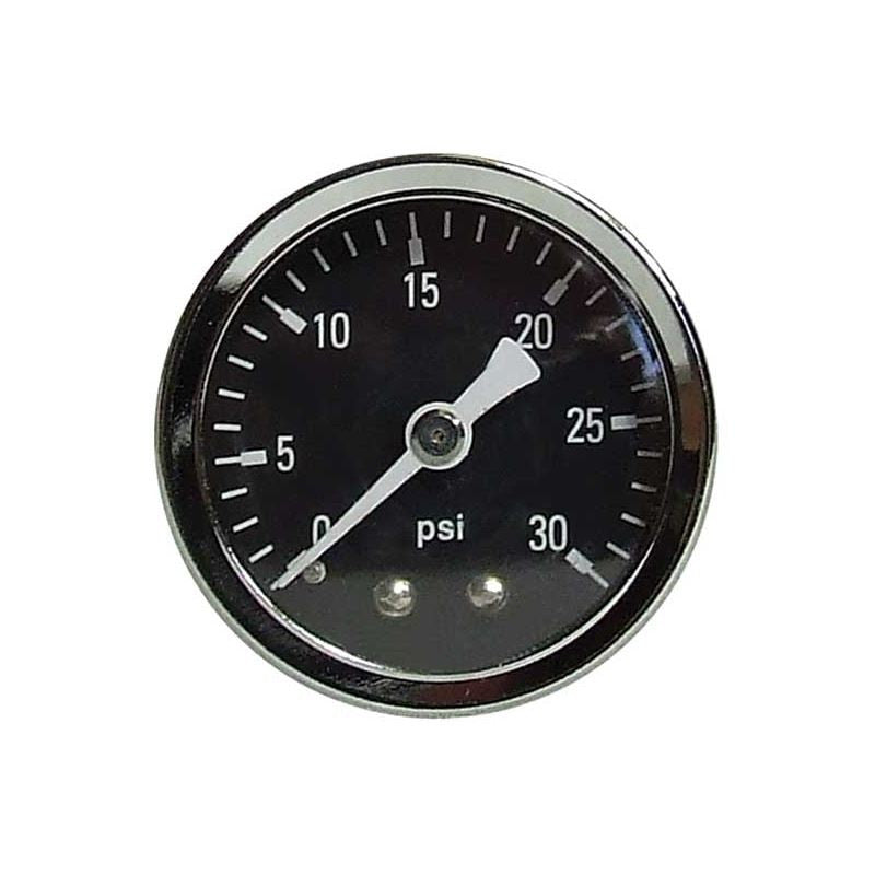 DRY BLACK FACE PRESSURE GAUGE 030 PSI