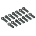 BLACK 45 DEGREE PUSHLOC FULL SWIVEL HOSE END 10AN