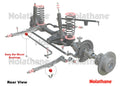 Sway bar - mount bushing 2 Bushings Grease