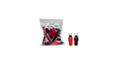 BARRIER SPADE TERMINAL 4 GAUGE #10 NICKEL - 5 RED 5 BLK