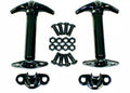 Rugged Ridge 41-95 Jeep CJ / Jeep Wrangler Black Hood Catch Kit