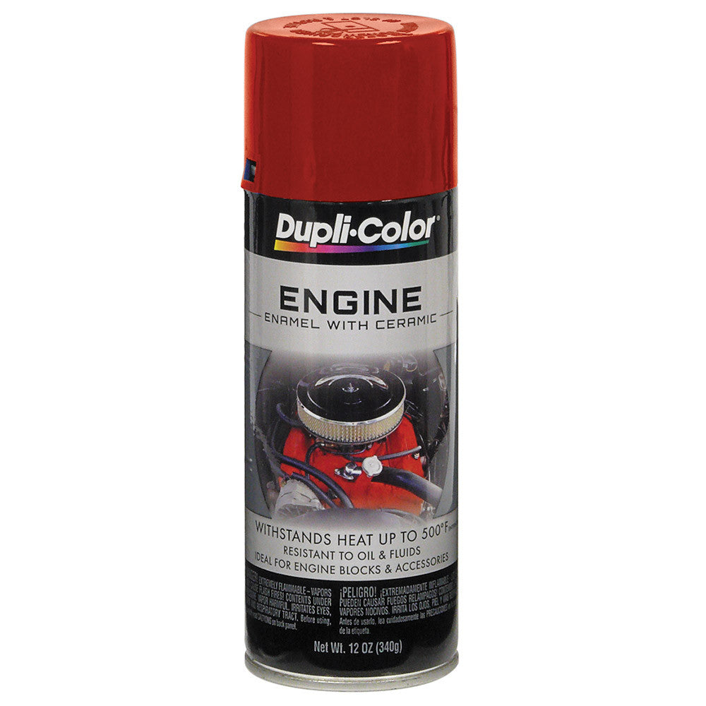 HIGH TEMPERATURE ENGINE ENAMEL; UNIVERSAL BRIGHT RED; 11 OZ. AEROSOL