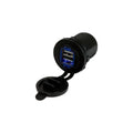 ROUND DUAL USB POWER SOCKET