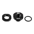 Mishimoto Aluminum -4AN to 1/8 NPT Fitting - Black