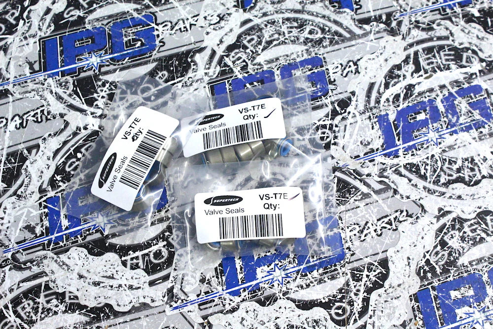 Supertech Honda 7mm Viton Intake & Exhaust Valve Stem Seal - Set of 12