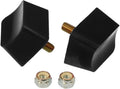 Prothane Universal Bump Stop 1X1 3/4X1 7/16 Crvd Top - Black