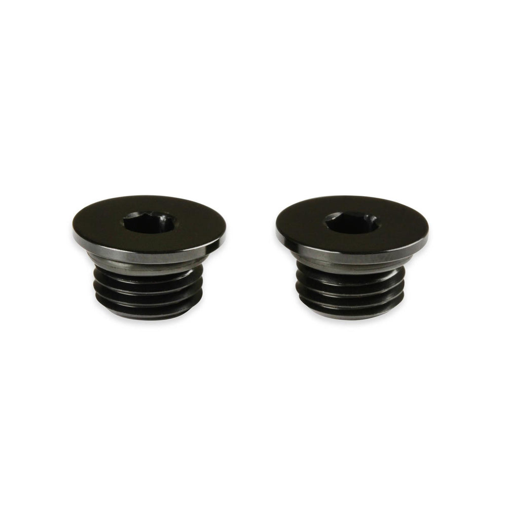 -6AN LOW PROFILE PORT PLUG, BLACK, 2PK