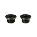-6AN LOW PROFILE PORT PLUG, BLACK, 2PK