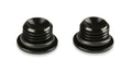 -6AN LOW PROFILE PORT PLUG, BLACK, 2PK