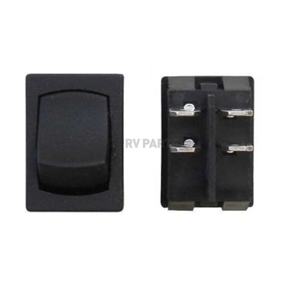 MINI ON/OFF DPST BLACK 1/CARD