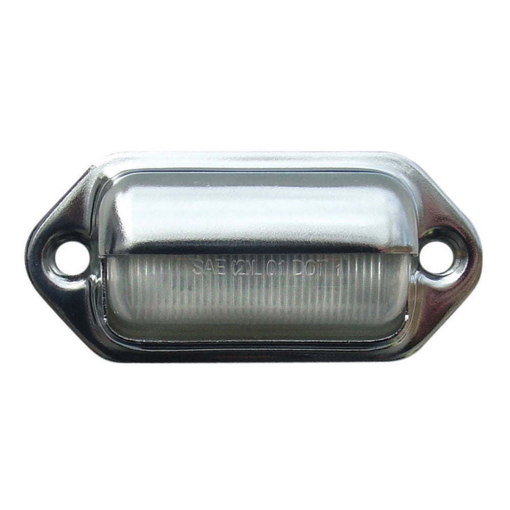 LED MINI CHROME LICENSE PLATE LIGHT RETAIL