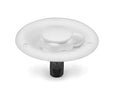 CITY WATER DISH W/PLASTIC CHECK VALVE POLAR WHITE