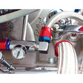 90 Deg. Fuel Fitting Chrome