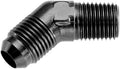 04 45 DEGREE MALE ADAPTER TO 06 (3/8) NPT MALE BLACK