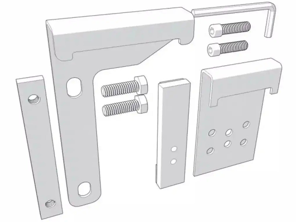 CLAMP KIT FOR #92461 WITH RAILSYSTM